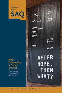 Black Temporality in Times of Crisis - MPHOnline.com