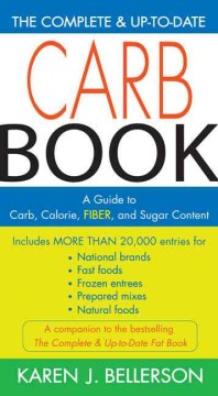 The Complete & Up-to-date Carb Book - A Guide to Carb, Calorie, Fiber, and Sugar Content  (1) - MPHOnline.com