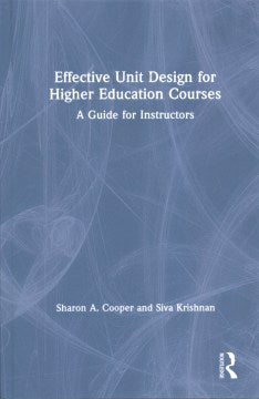 Effective Unit Design for Higher Education Courses – MPHOnline.com