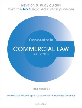 Commercial Law Concentrate: Law Revision & Study Guide, 3rd Ed. - MPHOnline.com