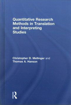 Quantitative Research Methods in Translation and Interpreting Studies - MPHOnline.com