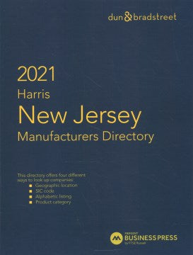 Harris New Jersey Manufacturers Directory 2021 - MPHOnline.com