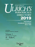 Ulrich's Periodicals Directory 2019 - MPHOnline.com