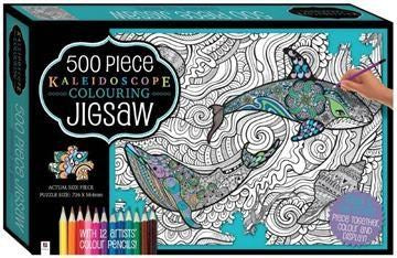 Colour-In Jigsaw With Pencils: Beneath The Waves - MPHOnline.com