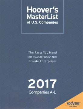 Hoover's Master List of U.S. Companies 2017 - MPHOnline.com