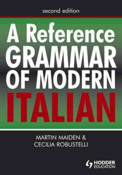 A Reference Grammar of Modern Italian - MPHOnline.com