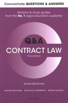 Concentrate Q&A Contract Law - MPHOnline.com