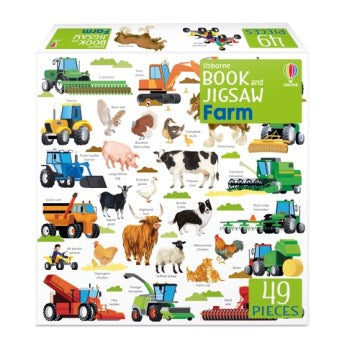 Usborne Book And Jigsaw Farm - MPHOnline.com