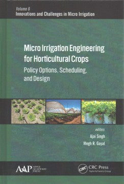 Micro Irrigation Engineering for Horticultural Crops - MPHOnline.com