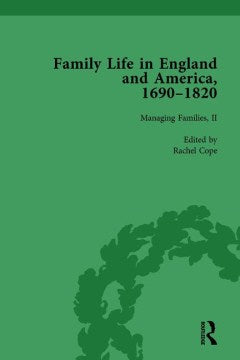 Family Life in England and America, 1690?1820 - MPHOnline.com