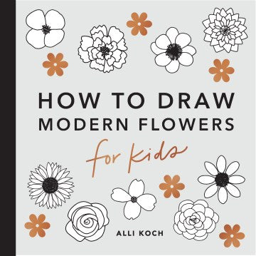 How to Draw Modern Flowers for Kids - MPHOnline.com