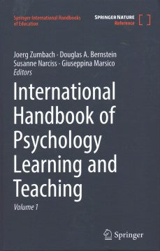 International Handbook of Psychology Learning and Teaching - MPHOnline.com