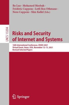 Risks and Security of Internet and Systems - MPHOnline.com