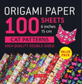 Origami Paper 100 Sheets Cat Patterns 6 Inches - MPHOnline.com