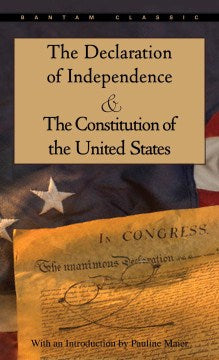 The Declaration of Independence and the Constitution of the United States - MPHOnline.com