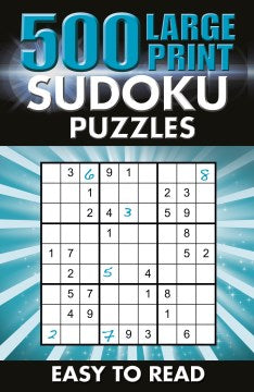 500 Large Print Sudoku Puzzles - MPHOnline.com