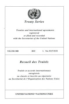 Treaty Series / Recueil des Traites - MPHOnline.com