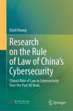 Research on the Rule of Law of China's Cybersecurity - MPHOnline.com
