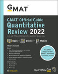 GMAT Official Guide Quantitative Review 2022 : Book + Online Question Bank - MPHOnline.com
