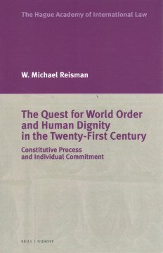 The Quest for World Order and Human Dignity in the Twenty-first Century - MPHOnline.com