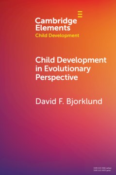 Child Development in Evolutionary Perspective - MPHOnline.com