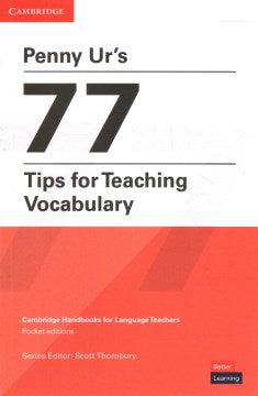 Penny Ur's 77 Tips for Teaching Vocabulary - MPHOnline.com