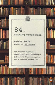 Cover of "84, Charing Cross Road" by Helene Hanff