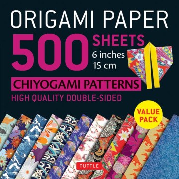 Origami Paper Chiyogami Patterns 500 Sheets 6 inches 15cm - MPHOnline.com