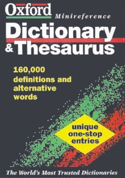 DICT:OXF MINIREF DICT. &THESAURUS - MPHOnline.com