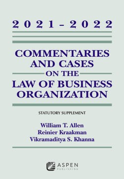 Commentaries and Cases on the Law of Business Organizations 2021-2022 - MPHOnline.com