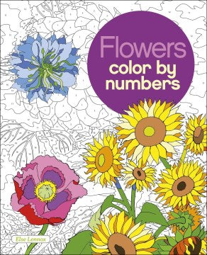 Flowers Color by Numbers - MPHOnline.com