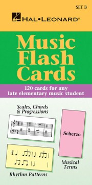 Music Flash Cards - Set B - MPHOnline.com