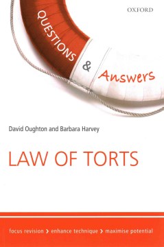 Q&A Revision Guide Law of Torts 2015 and 2016 (Law Questions & Answers) - MPHOnline.com