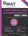 GMAT Official Guide Quantitative Review 2023-2024, Focus Edition: Book + Online Question Bank - MPHOnline.com