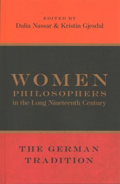 Women Philosophers in the Long Nineteenth Century - MPHOnline.com