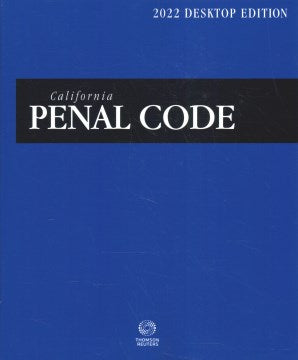 California Penal Code 2022 - MPHOnline.com