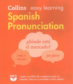 Collins Easy Learning Spanish Pronunciation - MPHOnline.com