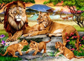 Lion's Family in the Savannah - MPHOnline.com