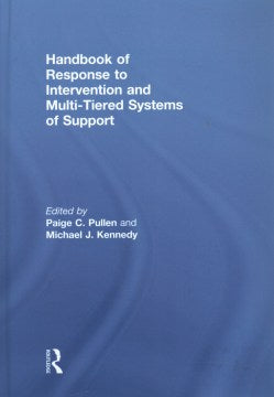 Handbook of Response to Intervention and Multi-Tiered Systems of Support - MPHOnline.com