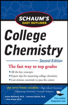 Schaums Easy Outlines College Chemistry - MPHOnline.com