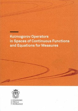 Kolmogorov Operators in Spaces of Continuous Functions and Equations for Measures - MPHOnline.com