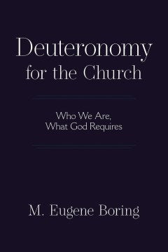 Deuteronomy for the Church - MPHOnline.com