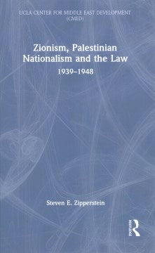 Zionism, Palestinian Nationalism and the Law - MPHOnline.com