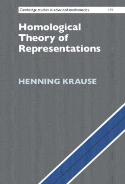 Homological Theory of Representations - MPHOnline.com