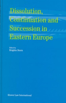 Dissolution, Continuation and Succession in Eastern Europe - MPHOnline.com