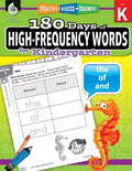 180 Days of High-frequency Words for Kindergarten - MPHOnline.com