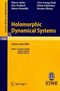 Holomorphic Dynamical Systems - MPHOnline.com