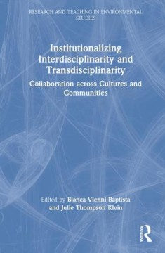 Institutionalizing Interdisciplinarity and Transdisciplinarity - MPHOnline.com