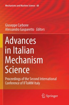 Advances in Italian Mechanism Science - MPHOnline.com