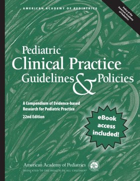 Pediatric Clinical Practice Guidelines & Policies - MPHOnline.com